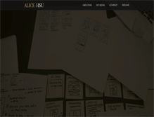 Tablet Screenshot of alice-hsu.com